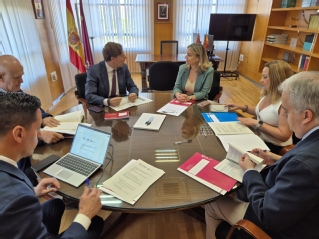 Imagen de la reunión de trabajo
